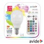 Lâmpada E14 Dimável 4.9W Led Miniglobo Rgbw Ir 470Lm Avide
