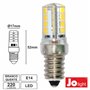 Lâmpada E14 3W25W 24V (20-30V) 32 Leds Branco Quente 220 Lm