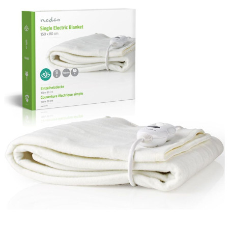 Manta Elétrica 80X150Cm 3 Modos Branca Nedis