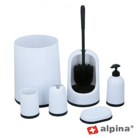 Conjunto Acessórios Casa De Banho Pp 6 Peças Alpina