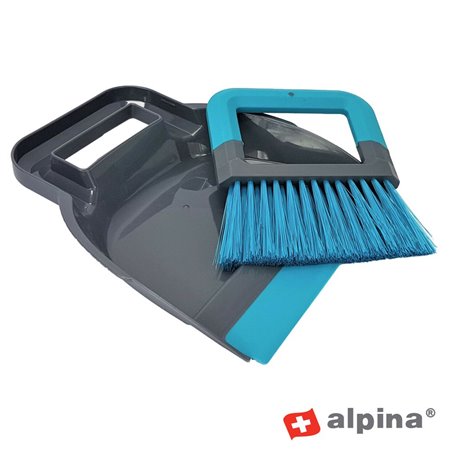 Conjunto De Pá De Lixo C/ Vassoura Alpina