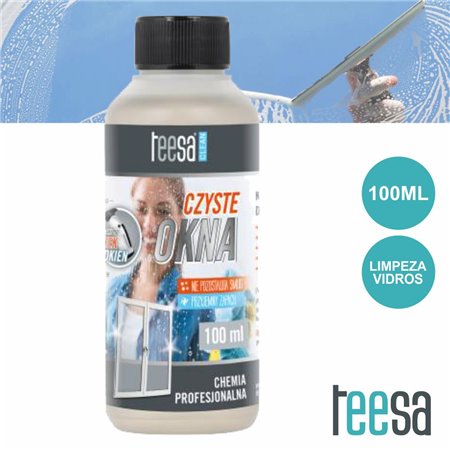 Líquido Concentrado P/ Máquina Limpeza Vidros 100Ml Teesa