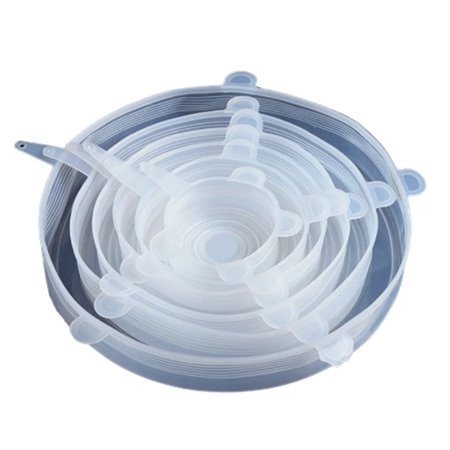 Conjunto 6 Tampas De Silicone