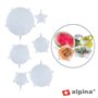 Conjunto 6 Tampas De Silicone Alpina