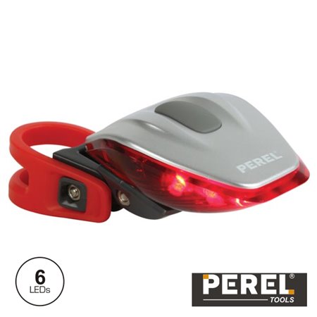 Luz De Segurança P/ Bicicletas C/ 6 Leds Perel