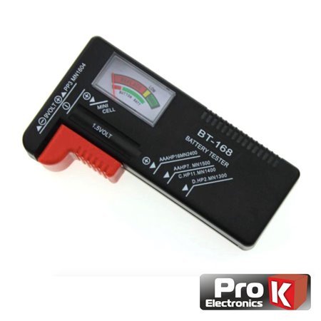 Testador De Baterias Universal Aa/Aaa/C/D/9V/1.5V Prok