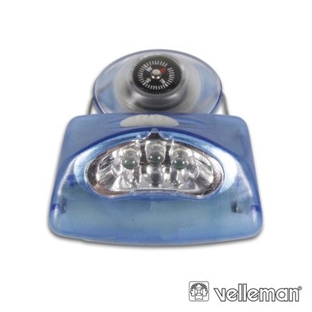 Lanterna De Cabeça 3 Leds Velleman