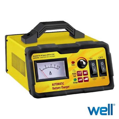 Carregador De Baterias Chumbo Universal 10A Well