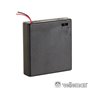 Suporte P/ 4 Pilhas Aa C/ Fios E Interruptor