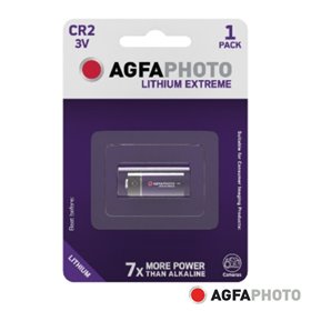 Pilha Lithium Cr2 3V 1X Blister Agfaphoto