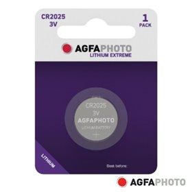 Pilha Lithium Botão Cr2025 3V 1X Blister Agfaphoto