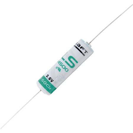 Pilha Lítio 14500 3.6V 2600Mah C/ Fios Saft