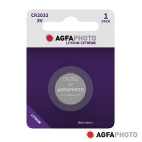 Pilha Lithium Botão Cr2032 3V 1X Blister Agfaphoto