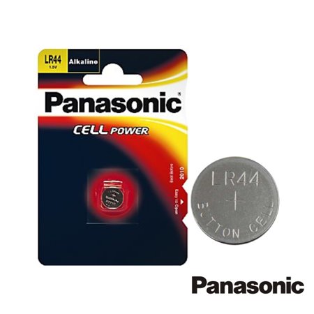 Pilha Botão Alcalina 1.5V/Lr44 Blister Panasonic