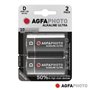 Pilha Alcalina Lr20/D 1.5V 2X Blister Ultra Agfaphoto
