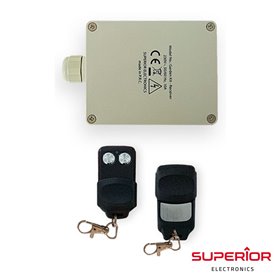 Kit Emissor Receptor De 2 Canais E 2 Comandos Jardim