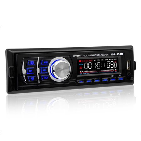 Auto-Rádio Fm Mp3 50Wx4 C/ Mmc/Sd/Usb/Aux/Rds