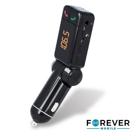 Transmissor Fm Bluetooth V3.0 2Usb  F. Isqueiro Forever