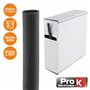 Tubo Manga Termoretráctil C/ Cola 6.0Mm 3.5M Preto Prok