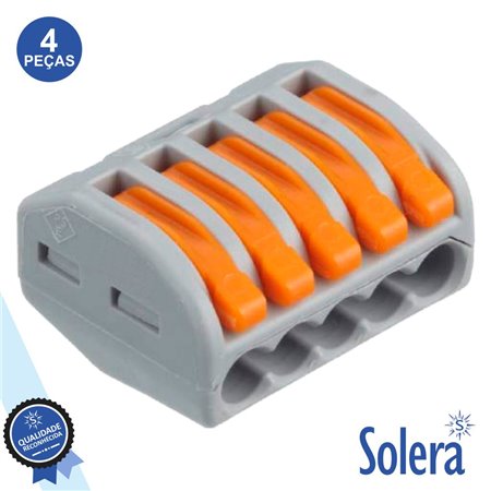 Ligador Torix 5 Condutores 2.5-4Mm 4X Solera