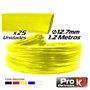 Tubo Manga Termoretráctil 12.7Mm 1.2M 25X Amarelo Prok