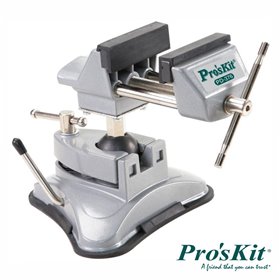 Torno De Mesa Ajustável 360º C/ Ventosa Proskit