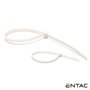 Conjunto 50 Braçadeiras Nylon 4.8X300Mm Branco Entac