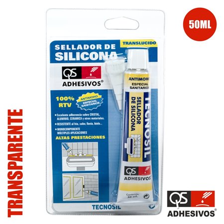 Silicone Acético Sanitário Transparente 50Ml Qs