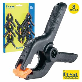 Conjunto 8 Molas Aperto Nylon E Fibra Vidro Até 23Mm Donau