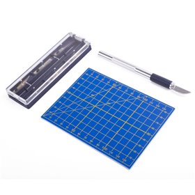 Cortador Precisão C/ 6 Lâminas E Base De Corte