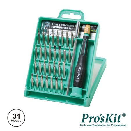 Conjunto De Chave C/ 30 Bits E Extensor Proskit