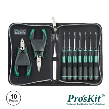 Mala Ferramentas Profissional 10 Peças Proskit