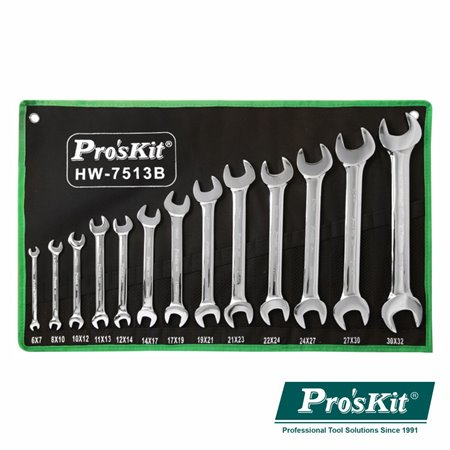 Conjunto De 13 Chaves De Bocas Proskit