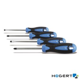 Conjunto De 4 Chaves Fendas/Philips Hogert