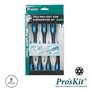 Conjunto De 7 Chaves Torx C/ Furo Proskit
