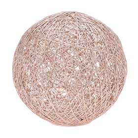 Bola Decorativa C/ 20 Leds 20Cm Dourada 3000K