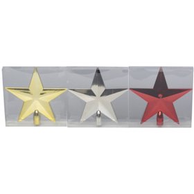 Estrela Decorativa P/ Árvore De Natal 20Cm Cor Sortida