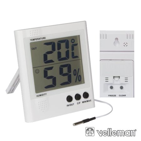 Termómetro E Higrómetro Digital Velleman