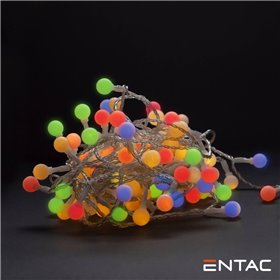 Grinalda 120 Leds Multicor 220V 9Mt