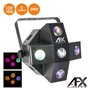 Projetor Luz C/ 5 Leds 10W Rgbw + 5 Gobos Dmx Mic Afxlight