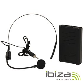 Microfone Headset S/ Fios 207.5Mhz Ibiza