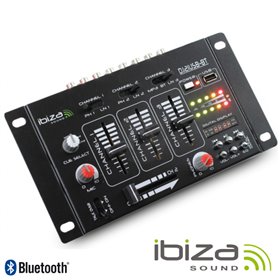 Mesa De Mistura 4 Canais 7 Entradas Usb/Bt Ibiza
