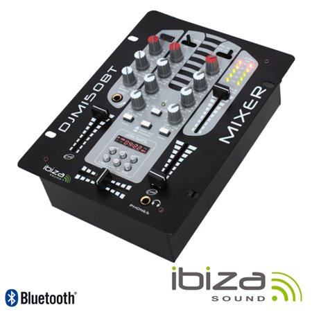 Mesa De Mistura 5 Canais Mp3 Usb/Bt Ibiza