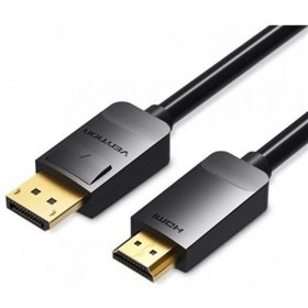 Cabo Conversor Vention HADBI/ DisplayPort Macho - HDMI Macho/ 3m/ Preto