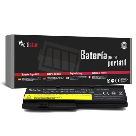 Bateria para Portatil Lenovo ThinkPad X201 X200 X200S