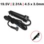 Carregador de Carro para Portatil HP Split 19.5V 2.31A 4.5 X 3.0mm 45W
