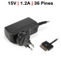 Carregador para Tablet Asus Tf600 Tf600T Tf810C Tf701T 15V 1.2A 18W 36 Pines
