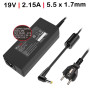 Carregador para Portatil Acer One 19V 2.15A 40W 5.5X1.7mm