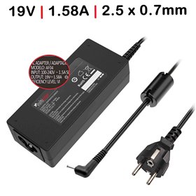 Carregador para Portatil Asus 19V 1.58A 2.5X0.7 mm 30W