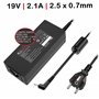 Carregador para Portátil Asus 19V 2.1A 2.5X0.7mm